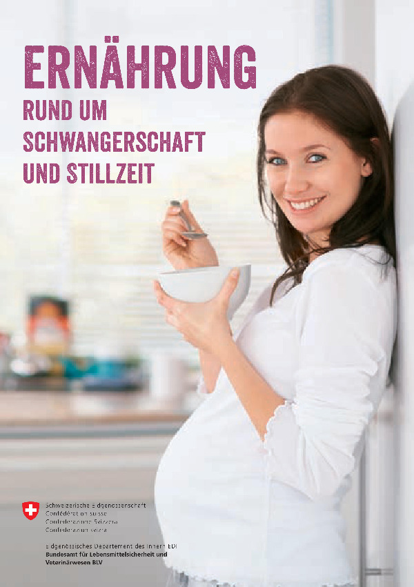 Ernährung der Mutter rund um Schwangerschaft und Stillzeit - Broschüre und Leporello (BLV)