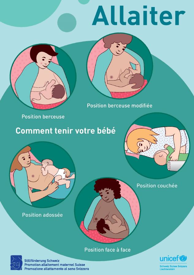 Guide d'allaitement - dépliant A5